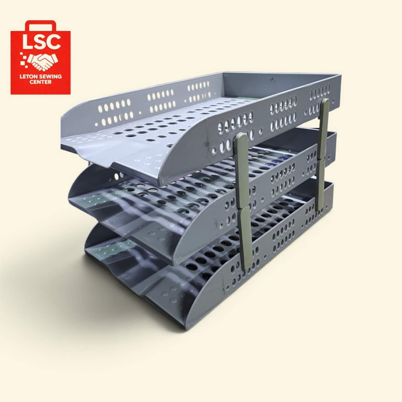 3 tire file tray