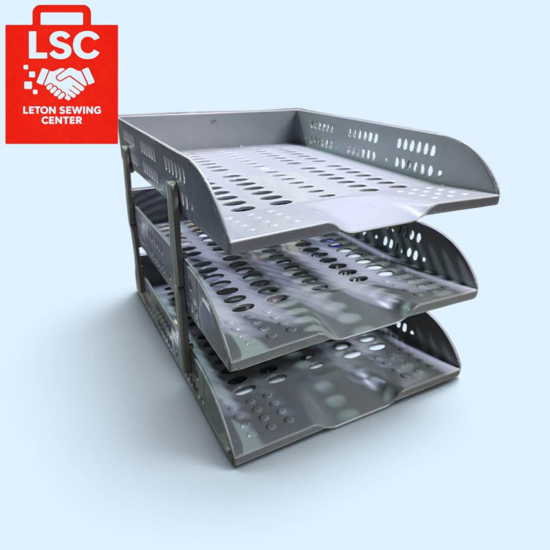 3 tire file tray