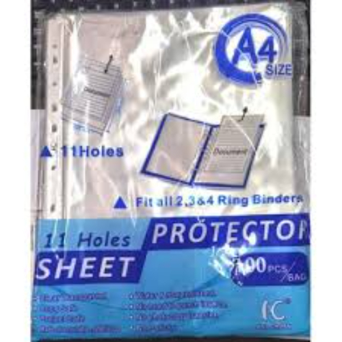 Sheet protector poly- 6