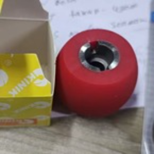 S/K dim rubber roller red color 