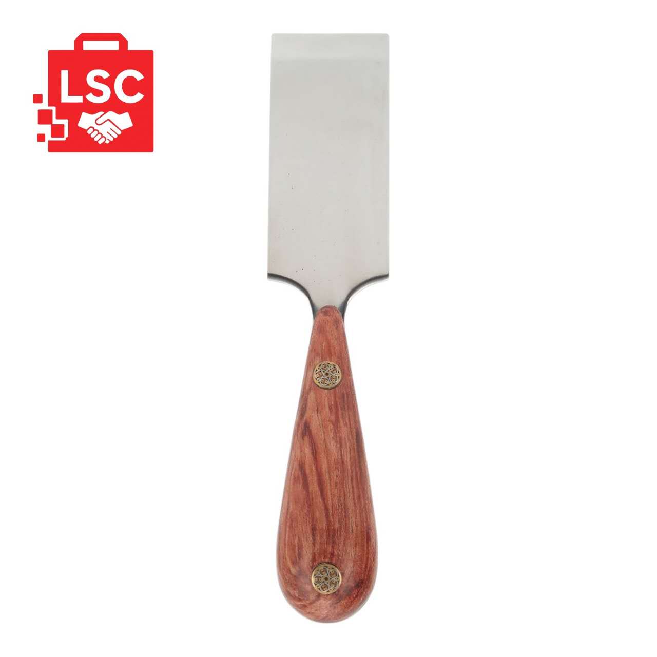 Pear Flower Wood Thin Blades--/Leather Skiving Knife, Leather Knife Sturdy Durable Stainless Steel Flat for Trimming for Cutting